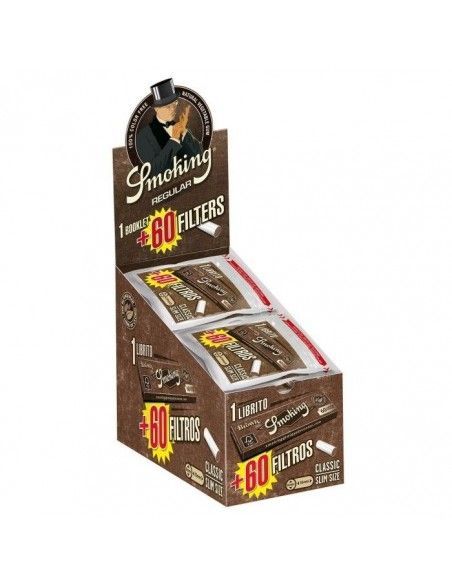 Papel Smoking Brown 70 Mm + Filtros Slim 6 Mm