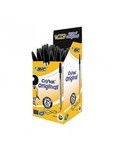 Bolígrafo Bic Negro Cristal Original...