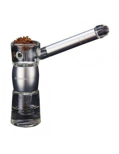 Bong Vidrio Y Aluminio Silver 12 Cm...