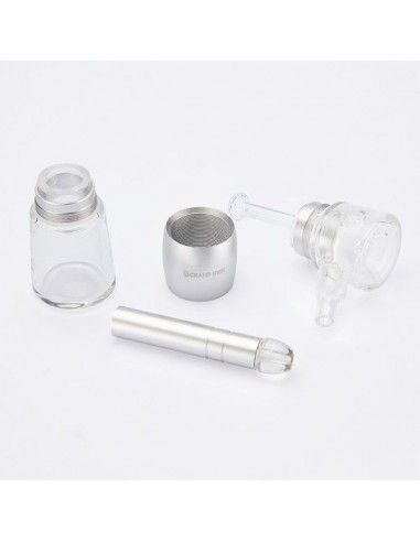 Bong Vidrio Y Aluminio Silver 12 Cm...