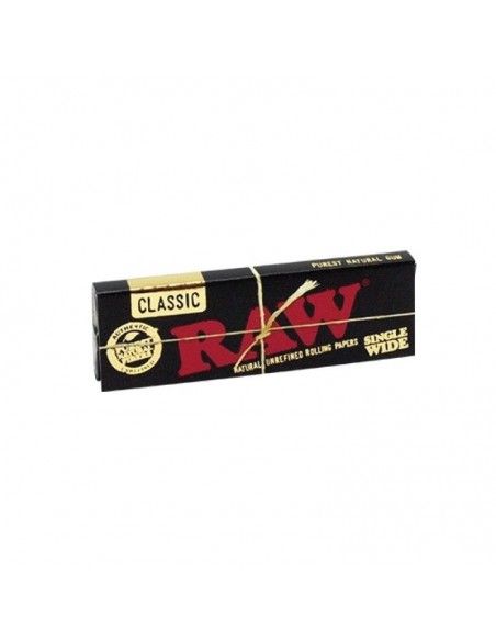 Papel Raw Black Single Wide 70 Mm
