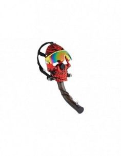 Bong Máscara De Gas Skull Red 36 Mm 344472 2