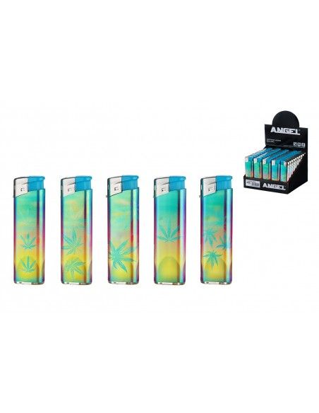 Angel Piezo Encendedor Glitter Hoja -204282