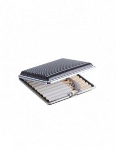 Estuche Para Cigarrillos De Plástico Ch Con Rayas -...