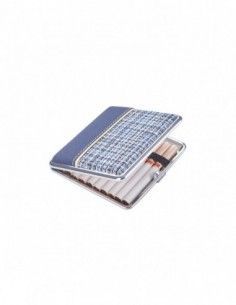 Estuche Para Cigarrillos Ch En 2 Tamaños Con Línea Beige... 2