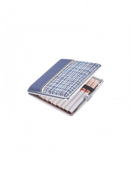 Estuche Para Cigarrillos Ch En 2 Tamaños Con Línea Beige - Modelo Dl-12 40519069