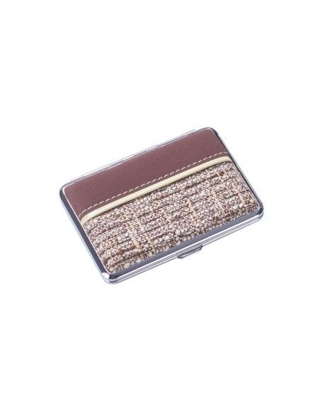 Estuche Para Cigarrillos Ch En 2 Tamaños Con Línea Beige - Modelo Dl-12 40519069
