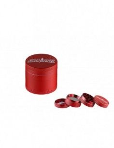 Grinder Cerámico Super Héroes Rojo Ø40Mm, 4 Partes