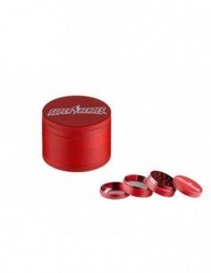 Grinder Cerámico Super Héroes Rojo Ø50Mm, 4 Partes