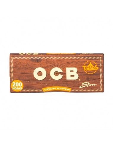 Papel Ocb Virgin Ks Slim Bloc 200 Hojas