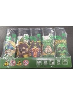 Mecheros Turbo Cannabis 50 Piezas