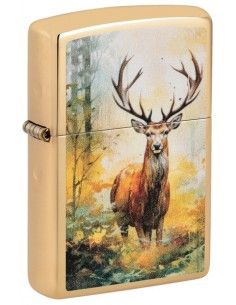 Mechero Zippo 60007254 Watercolor Deer Design