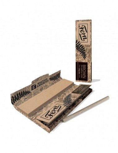 Papel Fern Brown Slim Ks + Tips Anchos
