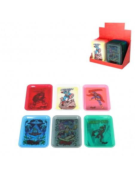 Bandeja Rolling Monkey King 17,8X12,7Cm Varios Motivos 133007