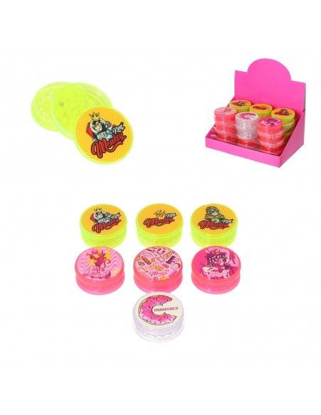 Grinder Plástico Monkey King 3 Piezas Ø6Cm Varios Motivos 133002